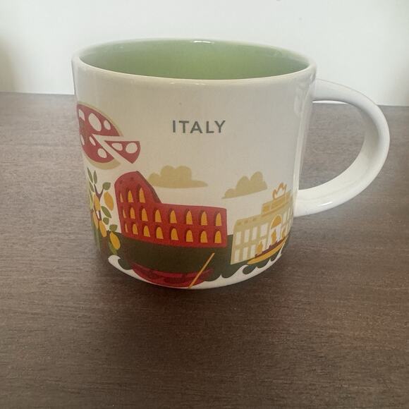 NEW Starbucks Italy You Are Here YAH Boxed Coffee Mug 14 0z 2023 Italian Soccer - Picture 3 of 13